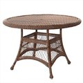 Jeco Jeco W00205D-C Honey Wicker 44 In. Round Dining Table W00205D-C